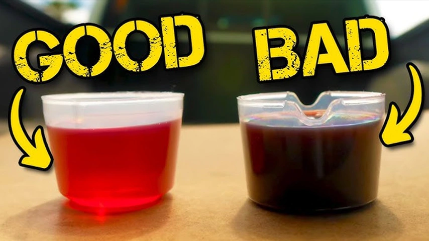 علائم زمان تعویض روغن گیربکس بر اساس رنگ روغن